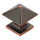 Hickory Hardware P3015VBZSS Studio Collection Knob, 11/4 Inch Square, OilRubbed Bronze Highlighted