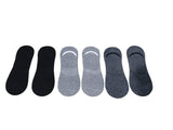 Premium No Show Loafer Socks For Men 3 Pairs Stylish Cotton Socks, Moisture Wicking With Anti Slip For Everyday Use, Free Size