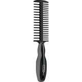 WAHL Professional Animal Mane & Tail Brush - Ergonomic Black Braiding Comb (#858708) for Equine Grooming