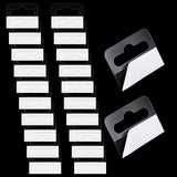 20 PCS Adhesive Hanging Tabs Clear Foamboard Hanger Adhesive Plate Hangers for The Wall Stick on Picture Hangers Plastic Sawtoot