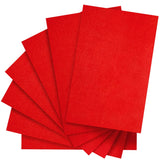 IOOLEEM Red Felt Sheets, 30pcs 7x11.3 (Close to A4 Size - Pre-Cut Felt Fabric Sheets for Crafts, Sewing)