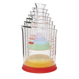 OXO Good Grips 7-Piece Nesting Measuring Beaker Set - Multicolored