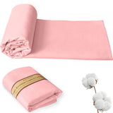 KEPYDRMTF 58  Wide 100% Combed Cotton Fabric By The Yard, Pink Fabric, Soft and Durable, Quilting Material for Sewing and DIY (