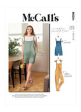 Mccall'S Misses' Overalls Sewing Pattern Kit, Code M8204, Sizes Xs-S-M, Multicolor