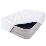Full Size Air Mattress Pad Cover, Plush Quilted Mattress Protector Full