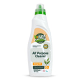 Just Green Organic All Purpose Cleaner Spray, PlantBased MultiSurface Cleaner, NonToxic, Hypoallergenic, EcoCert Certified, V