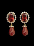 BR504 Arzoo garnet choker set  ( READY TO SHIP )