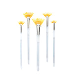 Royal & Langnickel Aqualon Wisp Fan Artist Brush Set, 5Piece