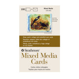 Strathmore STR-105-662 Mixed Media Full Cards (100 Pack), 5 by 6.875