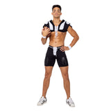 6193 3PC Mens Football Touchdown Hunk XLarge / Black/White