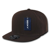 DECKY Retro Fitted Cap, Brown, 7 1/4