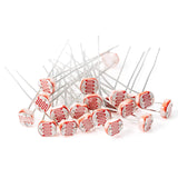 Chanzon 5mm 0.2 O ohm Photoresistor LDR Resistor 5506 GL5506 Light-Dependent Photoconductor 20pcs Photo Light Sensitive