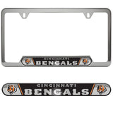 Fanmats, Nfl - Cincinnati Bengals Embossed License Plate Frame