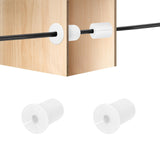 HiPicco 2Pcs Wall Grommets for Cables 1-Inch Silicone Cable Wall Bushing Feed Through Cable Routing Kit Accessories Wall Cable P