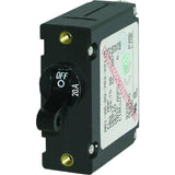 Blue Sea 7212 AC/DC Single Pole Magnetic World Circuit Breaker - 20 Amp