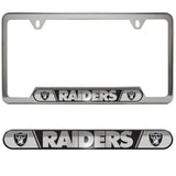 Fanmats, Nfl - Las Vegas Raiders Embossed License Plate Frame