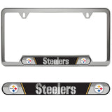Fanmats, Nfl - Pittsburgh Steelers Embossed License Plate Frame