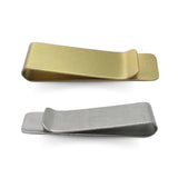 Gadgetime Usa Stainless Steel Money Clip Set (15Cm) Pack Of 2, Gold & Silver Money Clip Wallet Slim, Elegant, Lightweight Mo
