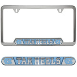 Fanmats, University Of North Carolina - Chapel Hill Embossed License Plate Frame