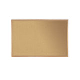 Ghent Natural Cork Bulletin Board 36.0 x 46.5 Wood Frame Made in USA