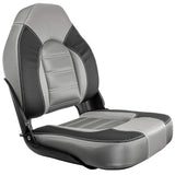 Springfield 1061063-B Premium Skipper High-Back Chair - Charcoal/Gray with Black Shell