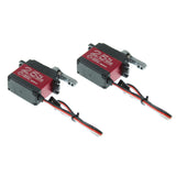 Redcat Racing Hexfly Servo 25Kg (Qty 2) Metal Gear Waterproof Servo, Red/Black (B07Sl6Yy2P)