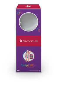 American Girl Truly Me 18-Inch Doll 116 with Light-Blue Eyes, Wavy Purple-and-Pink Hair, Light Skin with Warm Olive Undertones,