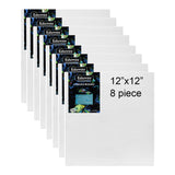 Eduway Canvas Board For Painting- (12X1| Premium Quality 7Oz Pre-Primed Cotton Canvas Board For Artists & Beginners | Ideal For 