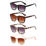 RLOZRN Bifocal Reading Sunglasses for Women Men - Classic Retro Outdoor Sun Readers with Metal Hinge - Anti Glare UV400 Protecti