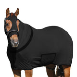 UltraFlex Horse Sleazy Slickers | Horse Protection Slinky | Dirt & Dust Defense | Full Zip Full Body (Forelock Saver) | Color Bl