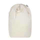 Canvas Laundry Bags 18x18in with Handles & Square Base, Extra Large Heavy Duty Laundry Basket Hamper Liner, Washable Drawstring 