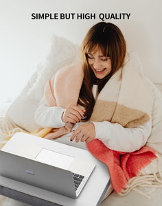 ZEAPTAC Lap Desk with Pillow Cushion, Portable Bed Desk, Fits up to 15.6 inch Laptop, Lap Stand for Bed & Couch & Carpet, Book/T