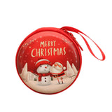 Merishopp Christmas Coin Purse Stylish Compact Small Change Purse For Girls Party Gift Elder Snowman