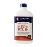 Guardsman Clean & Polish For Wood Furniture Cream Polish 16.9 oz Silicone Free, UV Protection 461500