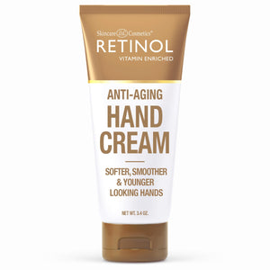 Retinol Anti-Aging Hand Cream - The Original Brand For Younger Looking Hands -Rich, Velvety Hand Cream Conditions & Protects Ski