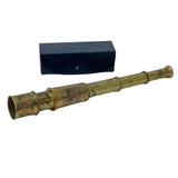 16 Spyglass Nautical Handheld Brass Telescope with Box/Case Religious Gifts for Boys - Engraved with Quote JOSHUA 1:9 - Be Str