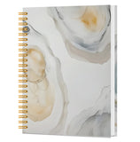 KAIOUS Oyster Shell Notebook Gifts Oyster Shell Coastal Beach Ocean Spiral Hardcover Journal Notebook Office Supplies 6x8 Inch