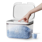LivLab Mker 2.8L/6Lbs Laundry Detergent Dispenser with OnePress Lid