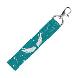 Isee 360 Angel Wings Lanyard Bag Tag With Swivel Lobster For Gift Luggage Bags Backpack Laptop Bags Students Workers Travelers L