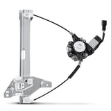 YHTAUTO Rear Driver Side Power Window Regulator With 2-Pin Motor Assembly Compatible with Chevrolet Impala 2006-2013 3.5L 3.6L 3