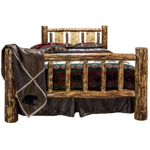 Montana Woodworks Glacier Country Collection Full Bed, Brown