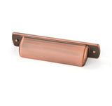 khtumeware 6 Pack 2-1/2(64mm) Brushed Antique Copper Drawaer Pulls Cabinet Cup Pulls Kitchen Hardware Bin Cup Drawer Pulls Drawe