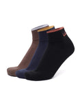 LeviS Ls205 MenS Cotton Stretch Mid Cut Non Terry Socks (Pack Of 3)