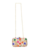 Aditi Wasan Embroidered Box Clutch In Beige, Grey And Black Color Options (Beige)