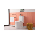 Elegant Lighting Winslet One-Piece Floor Square Toilet 27X14X31 In White