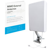 Waveform 2x2 MIMO Panel Antenna | 4G and 5G Compatible Modem, Router, Gateway and Hotspot Antenna Kit | Compatible with AT&T, Ve