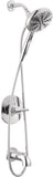 Delta Faucet Nicoli 14 Series SingleHandle Tub and Shower Trim Kit, Chrome Shower Faucet with 6Spray Hand Held Shower Head wit