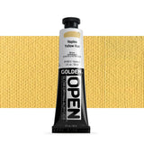 OPEN SlowDrying Acrylics by GOLDEN, Naples Yellow Hue, 2 fl oz. tube, Professional Acrylic Paint, SemiOpaque