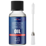 SMAPHY Sewing Machine Oil with Oil Applicator and Dual-Ended Brush, Clear Machine Oil for Lubrication of All Sewing Machine Movi