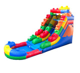 Inflatable Water Slide for Kids & Toddlers with Inflatable Pool, Backyard, Park or Commercial Use, Outdoor Water Play, Includes 